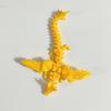 14 см 3D-печатный Магический Крылатый Дракон Подвижные Суставы Игрушка-Антистресс Вращающийся Сочлененный Настольное Украшение для Офиса Игрушечные Поделки Подарок