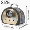 Portable Hamster Travel Carrier Handheld Hamster Carry Bag Chinchilla Outdoor Cage  Outdoor
