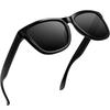 MAIVARDAY Men's and Women's Polarized Sunglasses, UV400 Protection, Fishing, Wellington Style, Black