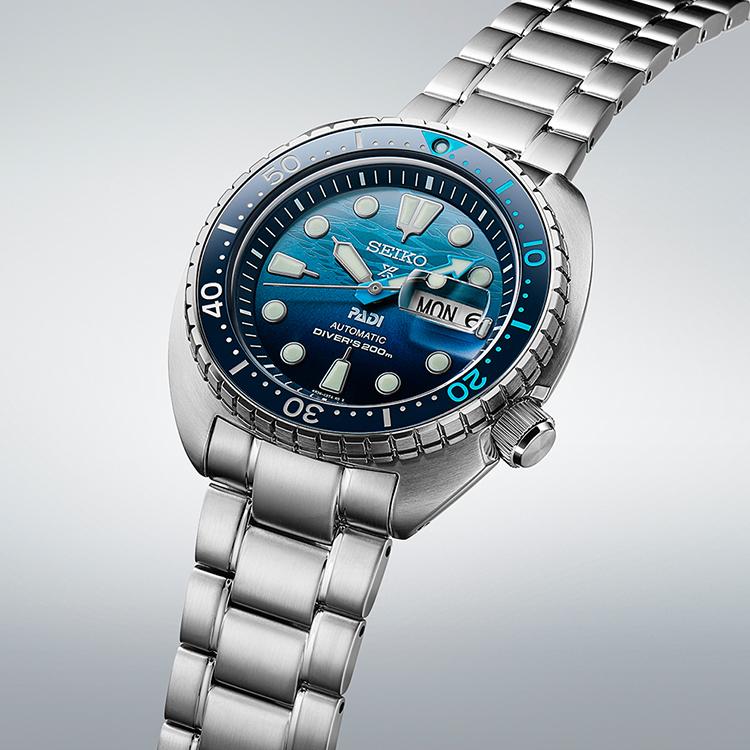 Seiko Prospe Автоматический/Ручной Механический Механизм Силиконовый Нержавеющая Сталь Ремешок Часы Мужские Часы SRPK01K1
