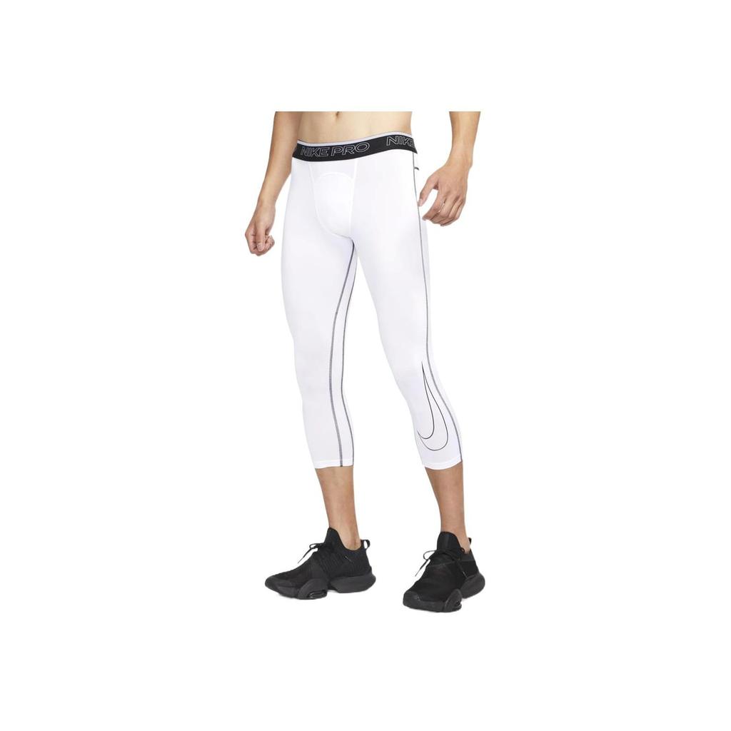 Nike Мужские тренировочные леггинсы 3/4 Pro Dri-FIT Белые DD1920-100