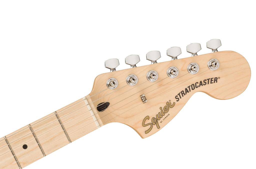 Squier by Fender Electric Guitar Affinity Maple Black Lake Placid Blue with Soft Case Series™ Stratocaster®, Fingerboard, Pickguard,