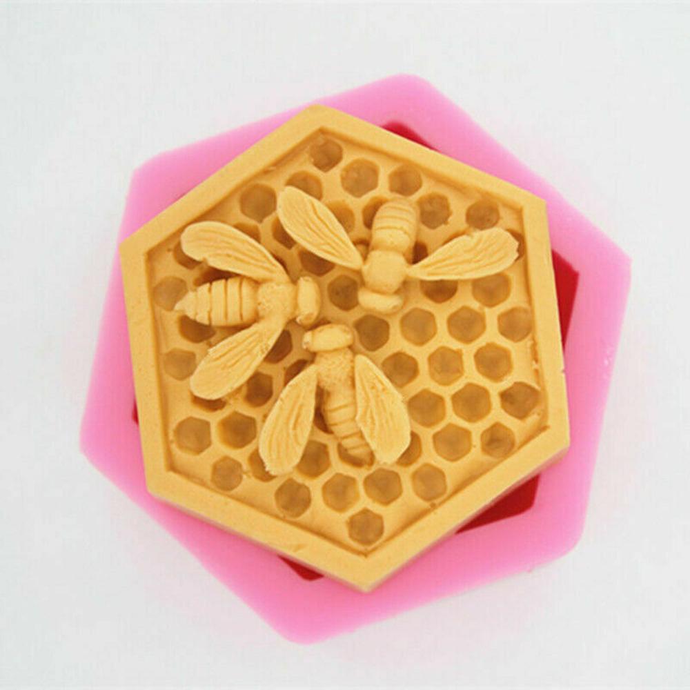 Ornament Desk Decoration Epoxy Resin Soap Mold Honeycomb Mold 3D Silicone Candle Mould Wax Model
