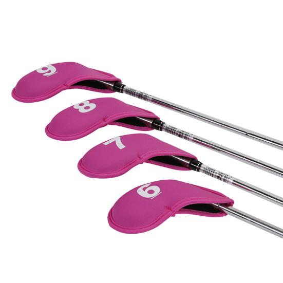 10 шт. чехлов для клюшек для гольфа, водонепроницаемые чехлы для головок клюшек для гольфа, чехлы для головок клюшек для гольфа Iron и Wedge, подходят для большинства клюшек