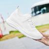Мужские спортивные кроссовки с сеткой, увеличивающие рост на 7 см - Белый, повседневный стиль, маленькие размеры