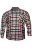 Men's Plus Size Plus Size Shirt Plus Size Checkered Long Sleeve Shirt