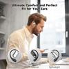 Наушники-вкладыши с открытым ушным вкладышем Bluetooth 5.4, беспроводные спортивные наушники-вкладыши со встроенным микрофоном, ушные крючки, время воспроизведения 50 часов, водонепроницаемые для бега, фитнеса