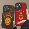 1 шт. Классический чехол для телефона G-galatasaray-C-club для IPhone 15 14 13 12 11 16 Pro Max Plus Кожаный мягкий чехол