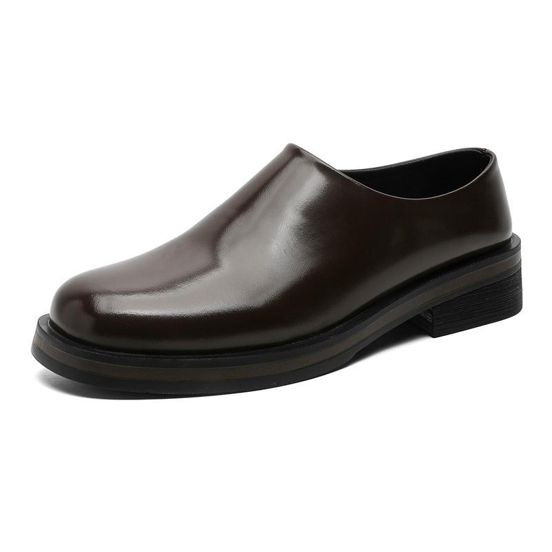 Мужская кожаная обувь Модный стиль с толстой подошвой и увеличением роста для вечеринок и делового офиса Модная молодежная обувь Классическая