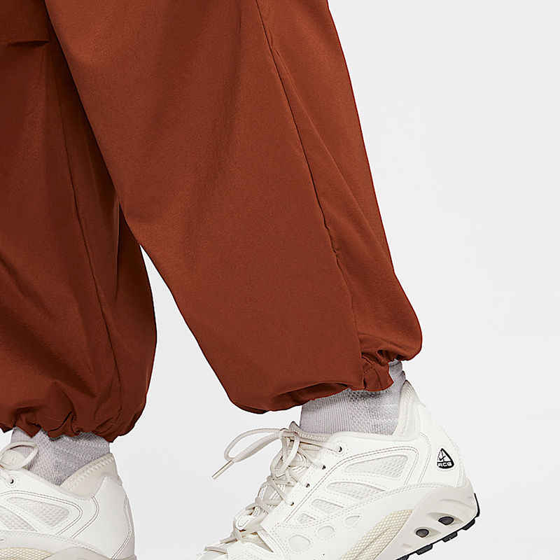 Nike SS25 ACG Брюки женские с высокой посадкой, удобные, легкие, быстросохнущие, с защитой от солнца, модные, универсальные, повседневные, низ Светло-желто-коричневый FV7320-245