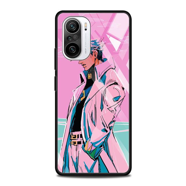 Чехол из закаленного стекла для Xiaomi Redmi Note 10 Pro Max 9 9s 7 8t 8 K40 K30 Pro Plus 9t 9c 8a 9a, чехол для телефона Jojo Bizarre Aventure