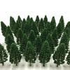 Green Cherry Palm Pine Forest N Architectural Tree Miniature 12 [DauStage] Blossom, Bamboo, Trees, Willow, Model, Gauge, Diorama, Railway, (25cm
