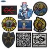 Морской Клиент Уличные Оружие Розы QR-код Вышитый Липучка Нашивка