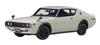 AUTOart Scale Nissan Skyline 2000 Finished Model 77472 1/18 GT-R (KPGC110) White,