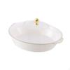 Fruit Bowl with Lid Decorative Dish Container Multipurpose Dessert Tray Food Serving