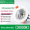 Recessed 20W Spotlight Downlight for Clothing Stores, 15-30W Commercial Ceiling Light