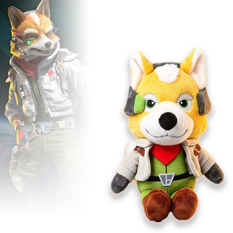 Hot Star Fox Plushie Exquisite McCloud Cartoon Game Fox Character Roles Toy Fan Collection Decoration Festival Gifts For Friends