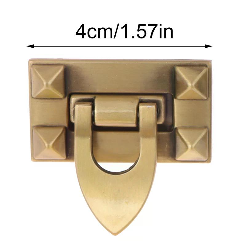 1PCS 4CM Metal Turn Twist Lock Buckles For DIY Women Handbag Bag Purse Hardware Closure Clasp Bags Parts Accessories