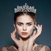 Элегантный Корона Аксессуар для Волос Блестящая Тиара с Стразами для Принцессы Аксессуары для Одежды