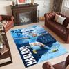 Haaland Personalized Text Area Rug Design For Kitchen Study Room Hallway Decorate Room Antislip Carpet Decorate Offices Gift For Festivals