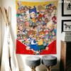 Inazuma Eleven Soccer 5 Wall Tapestry Aesthetic Wall Hanging Printed Fabric Blanket Decorative Tapestries for Bedroom Living Room Home Decor
