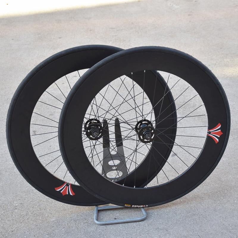 Колеса для велосипеда Fixed Gear, Алюминиевый сплав, Fixie TRACK, Односкоростные гоночные колеса для велосипеда с втулкой на подшипниках 32H, 70 мм, 700C