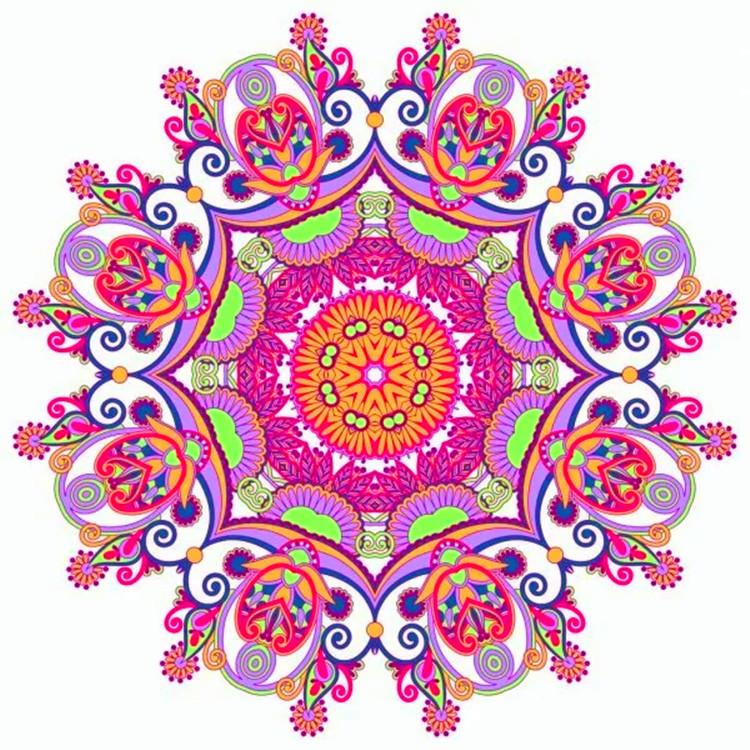 5D алмазная живопись, поделки, украшения для дома, настенная Мандала, цветок, декоративная картина, вышивка крестиком, полный комплект