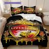 Unity Legacy Football Three-piece set (1 * duvet cover + 2 * pillowcase, without core) 2DFlat Bedding set Christmas birthday gift Soft and comfortable