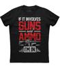 Если это связано с оружием и боеприпасами, я в футболке с надписью 'Funny Gun Owners Gift' 100% хлопок, круглый вырез, летняя, с коротким рукавом, повседневная, унисекс