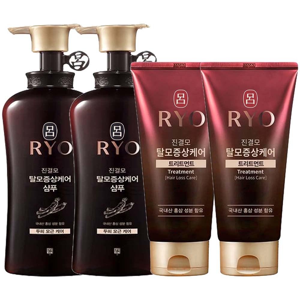 Шампунь от выпадения волос Ryeo Jingyeolmo 490 мл + Маска 300 мл, 2 набора