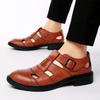 Fashion Genuine Leather Fashionable Men's Sandals Cool Lighted Breathable All-match Classic Wearable Fashion Leisure Leather Sandals