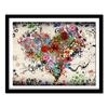 5D Diamond Pattern Rhinestone Needlework Diy  Painting Cross Stitch Heart Flower Diamond Embroidery