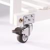 Cabinet Crib Bed Moving Chair Crib Swivel Caster Furniture Casters Wheels Soft Rubber Roller