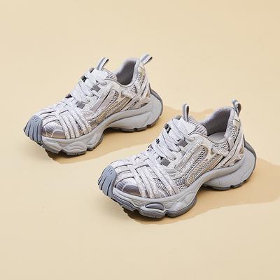 Новые женские кроссовки, модные спортивные одинарные кроссовки на толстой подошве