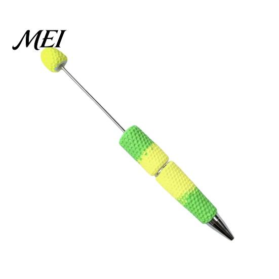 DIY Crafting Pens Beadable Pen, Colorful Fancy Beaded Ballpoint Smooth Flow Gift for Students, Party Favors, Creative Office Supplies