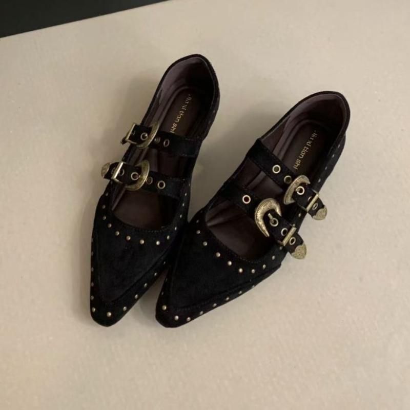 Модный дизайнер Летние Новые Женские Лоферы Балетки Обувь с Острым Носком Модные Сандалии Элегантные 2025 Повседневная Спортивная Обувь Пряжка Женские Кроссовки