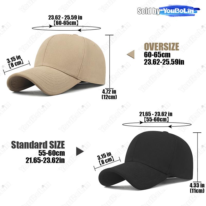 High Quality Simple Style Cotton Wide-Brim Stiff Top Baseball Cap Outdoor Casual Sports Sun Protection UV Blocking Duckbill Cap