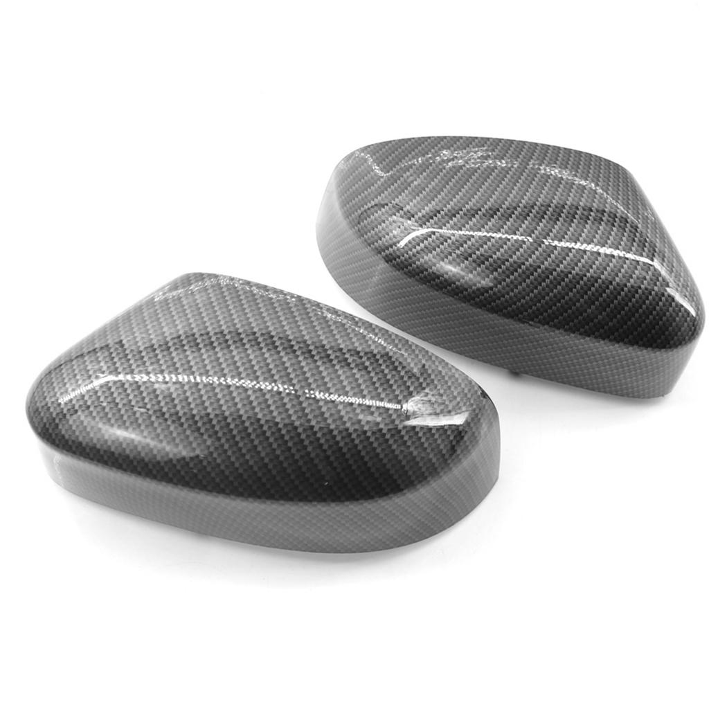 2pcs Side Mirror Cover Rearview Mirror Housing Replacement for Ford Focus 2012-2014 BM51 17K748 AA