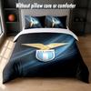 Lazio FC Design Bed Bedding Set 1 Duvet Cover + 2 Pillowcases Soft Breathable Household Bed Linens