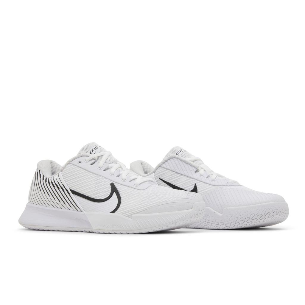 NikeCourt Air Zoom Vapor Pro 2 HC 'White Black' (Unisex) White / White Tennis Shoes DR6191 101