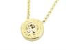 Outlet Necklace Accessories Open Circle Stone Pendant for Women 54514 Gold [Coach] (3) [Used]