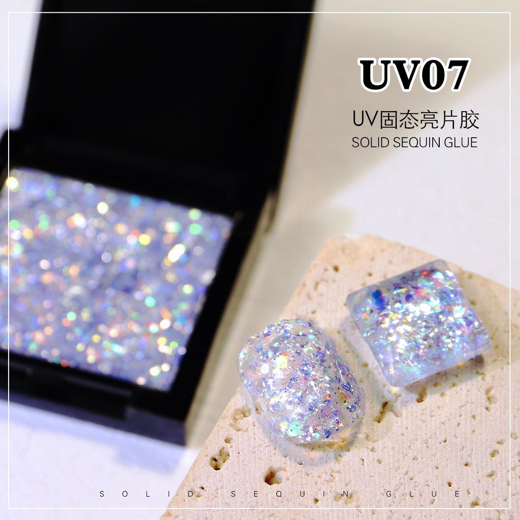 Nail Art Japanese Uv Solid Sequin Glue Nail Polish Glue Фототерапевтический клей Solid Glitter Sequin Glue Factory