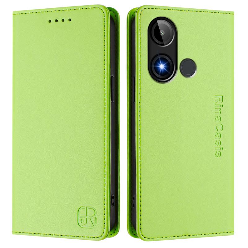 Роскошный кожаный чехол для BLU G64 G54 K50 C9 View5 View Speed 5G B1550VL RFID-блокировка слотов для карт Магнитная подставка для притяжения Ударопрочный откидной чехол