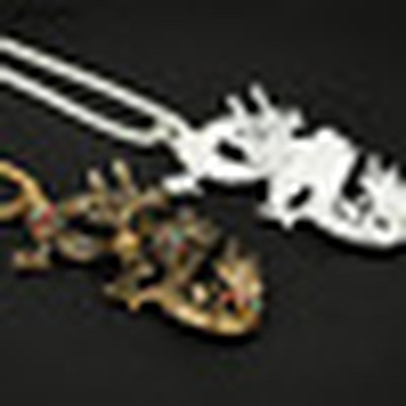 Мода Новое Золото и Серебро Китайский Дракон Сплав Подвеска Длинное Ожерелье Ожерелье с Драконом с Бриллиантами Цепочка для Свитера Ювелирные Изделия ADM