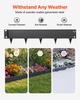 Galvanized Steel Landscape Edging, 6-Pack 1016 x 207 mm Metal Edging for Landscaping with Gloves, Easy-to-Install, Heavy Duty Metal Garden Edge Border
