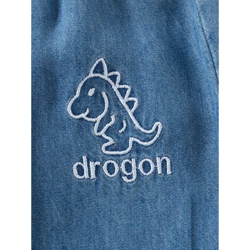 Lyocell Jeans Summer Children Anti Mosquito Pants Boys' Casual Pants Thin Dinosaur Pants Child Air Conditioner Pants
