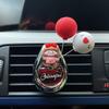 Стеклянный Ароматизатор для Автомобиля Мультяшная Девочка Бутылочка с Парфюмом Декоративное Украшение Синее Платье Морской Аромат 2 шт.