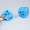 Мягкие разноцветные плюшевые игральные кости подвеска для автомобиля новогодние игральные кости бархатные игральные кости модель украшения зеркала заднего вида стиль
