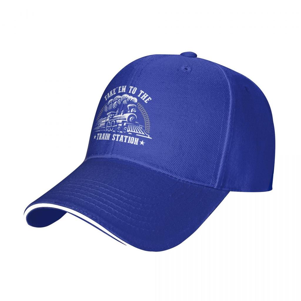 Take Em To The Train Station Funny Cap Baseball Cap Beach Hat Women's Golf Clothing Unisex's