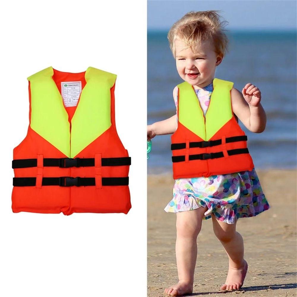 Large Buoyancy Child Buoyancy Vest with Whistle Life Vest Jacket Baby Swimming Jackets Fishing